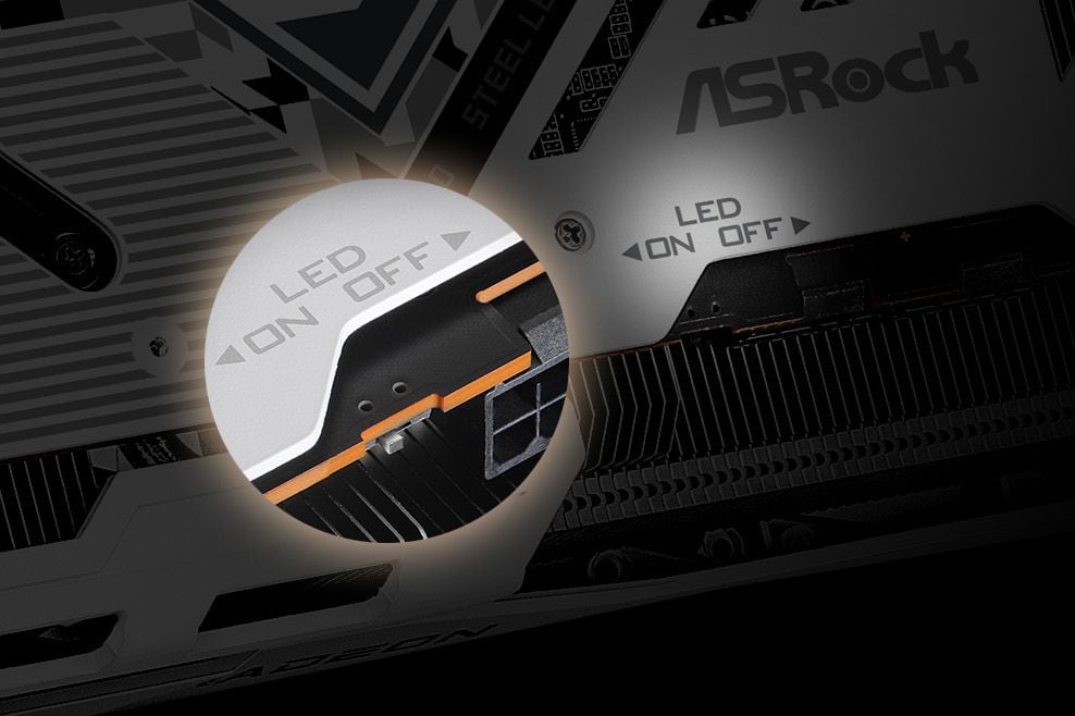 ASRock STEEL LEGEND Radeon RX 7800 XT Video Card RX7800XT SL 16GO